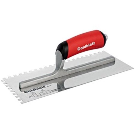 GOLDBLATT Goldblatt 250434 0.25 in. Square Notch Trowel 250434